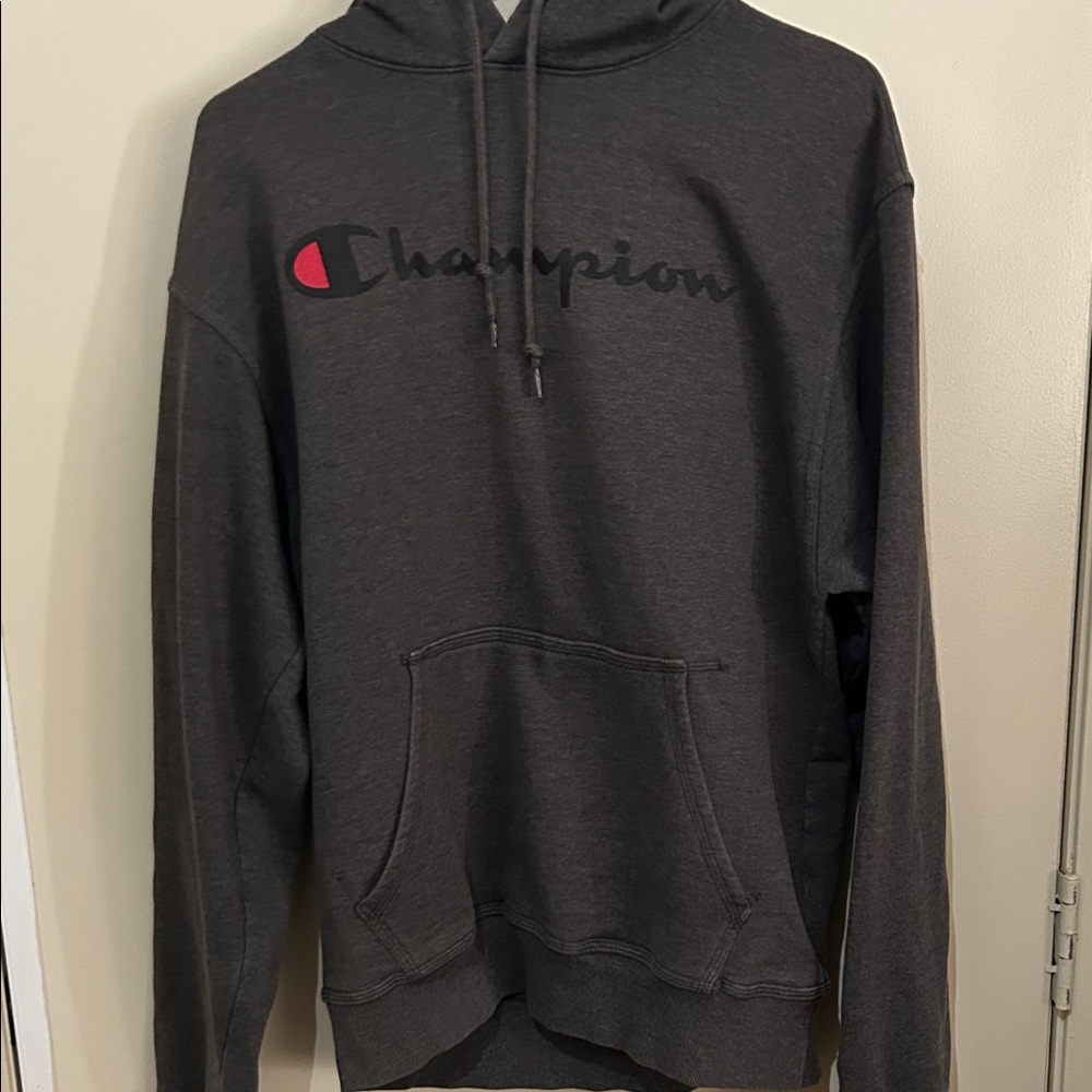 Champion Men's Charcoal Hoodie